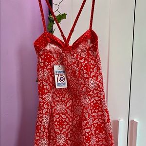 a red dress very pretty